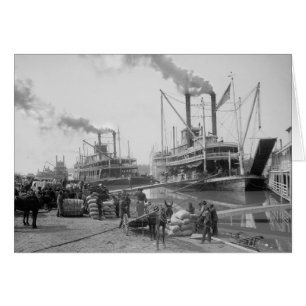 Barcos de vapor en Vicksburg, 1910
