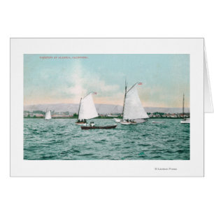 Barcos de vela de Alameda Beach Alameda, CA