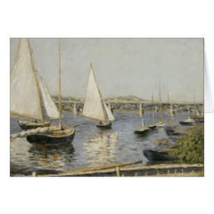 Barcos de vela de Argenteuil por Gustave Caillebot