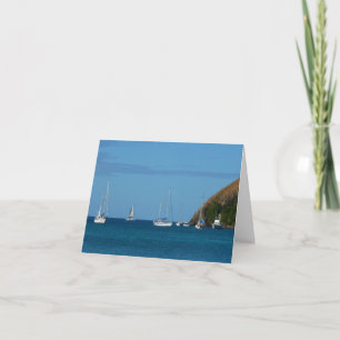 Barcos de vela en la Bahía Blanco y Azul Náutico