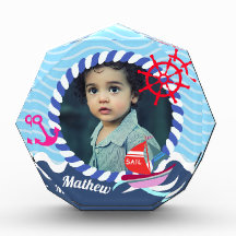 Barcos Divertidos Foto Azul Marino