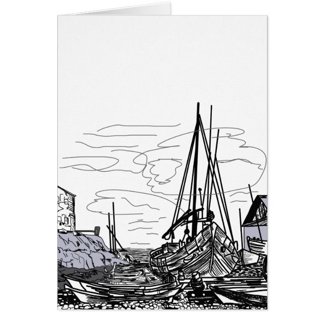 barcos en el mar (Frente)