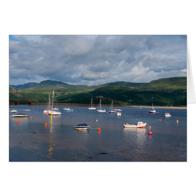 Barcos en el puerto de Barmouth (Anverso (Horizontal))