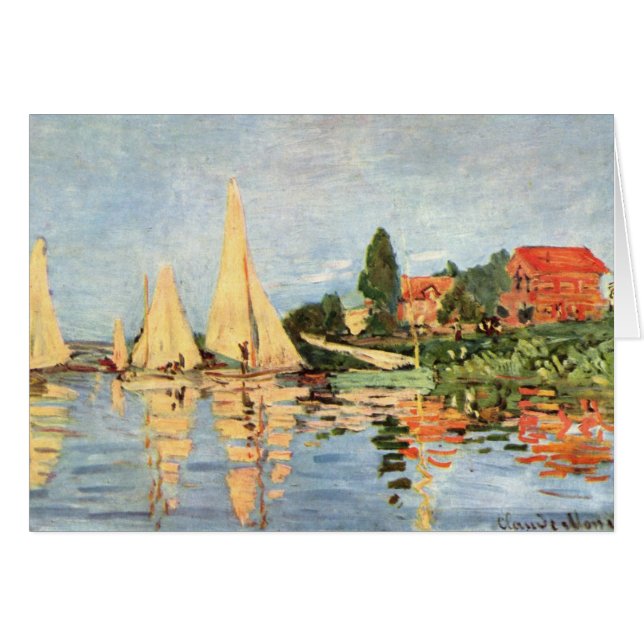 Barcos en la pintura del puerto (Anverso (Horizontal))