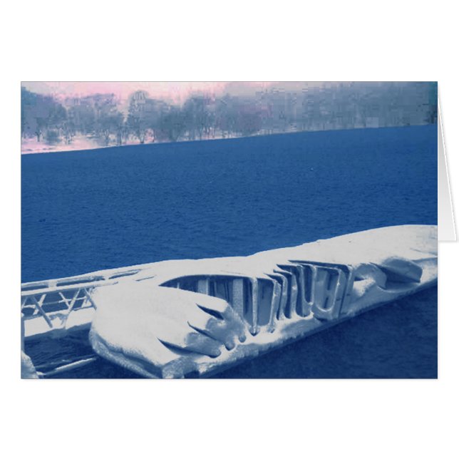 Barcos esperando la primavera (Anverso (Horizontal))