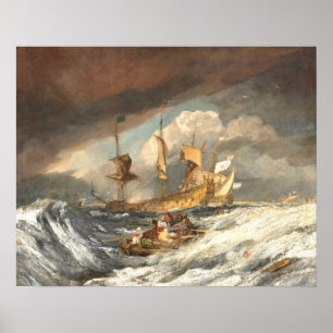 Barcos que llevan anclas William Turner Bella Arte