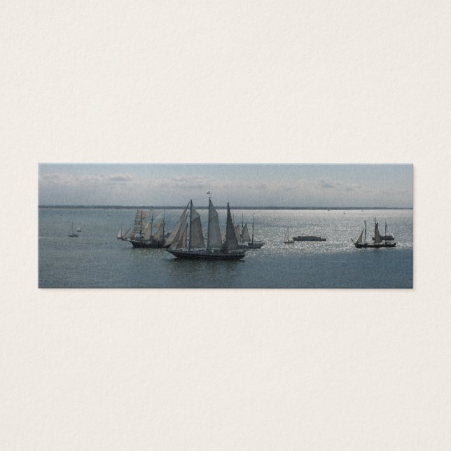 Barcos y barcos de vela en tarjetas de marcadores  (Frente)