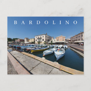 Bardolino en la postal con vista al puerto