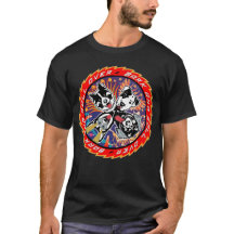 Bark y Rolling Over Kiss Rock Parodia la camiseta 