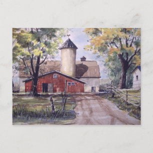 Barn al final de la Carretera - postal