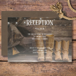 Barn & Boots Rustic Cowboy Western Recepcion