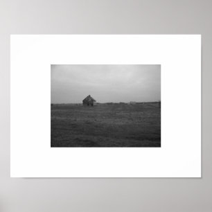 Barn de Decrepit antiguo - Impresión fotográfica