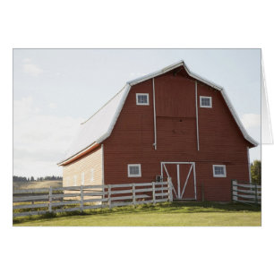 Barn en el paisaje rural
