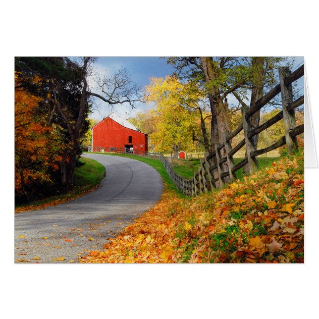 Barn en otoño (Anverso (Horizontal))
