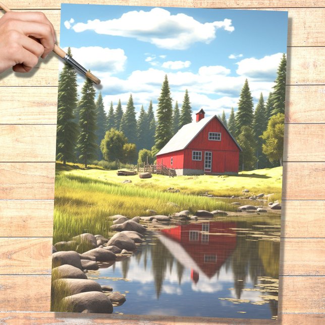 Barn en papel de descodificación de primavera 1 (Subido por el creador)