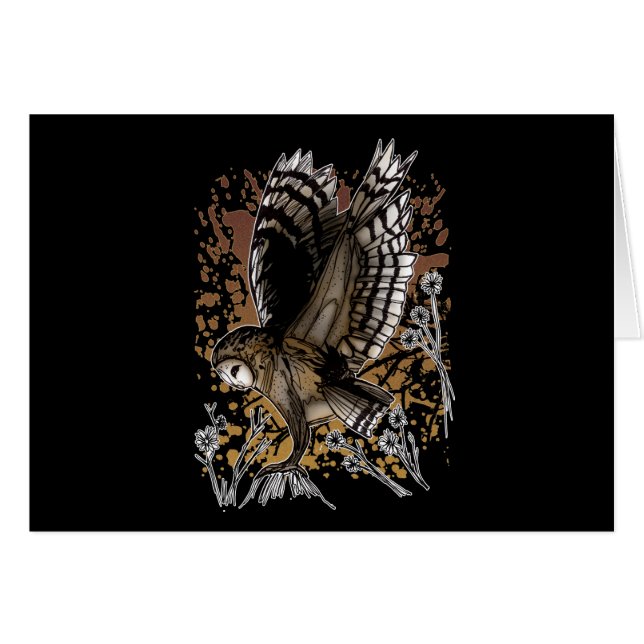 Barn Owl Stance (Anverso (Horizontal))