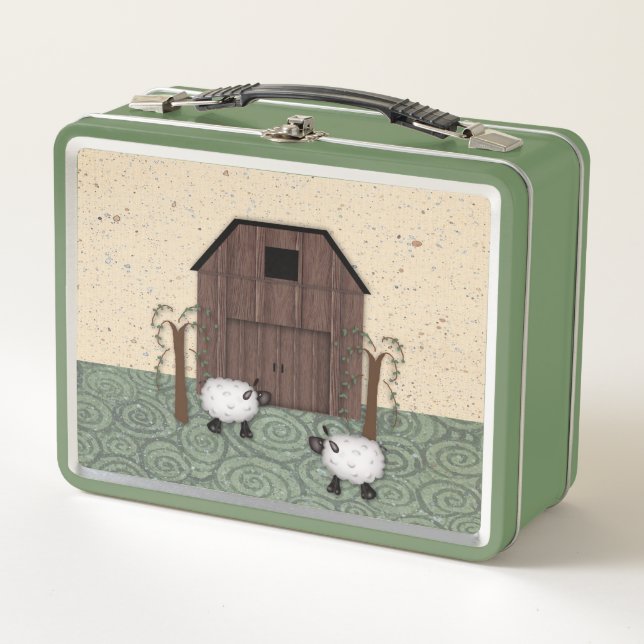 Barn Sheep Lunch Box (Anverso)
