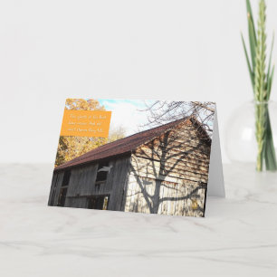 Barn, Sombra de Árbol, Espíritus, Tarjeta de Eva d