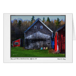 Barn y sillas, Broadacres Farm, Jefferson, NH
