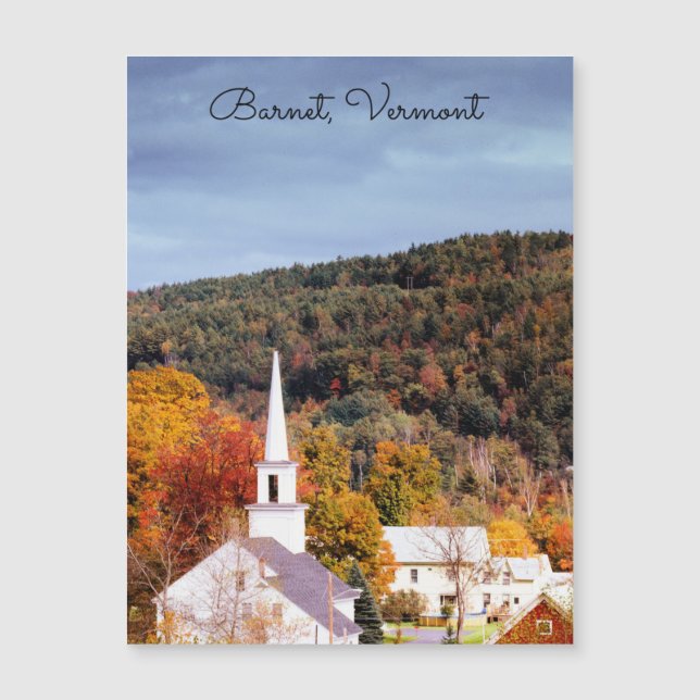 Barnet, Vermont, colores del otoño (Anverso)