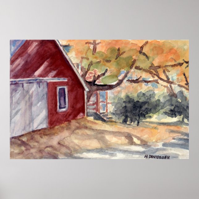 BARNHOUSE - POSTERS - CANVAS ART - H DAVIDSOHN (Frente)