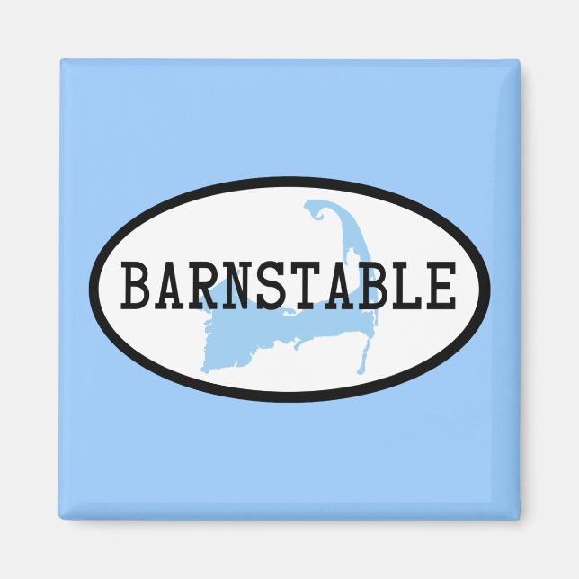 Barnstable, MA Imán (Frente)