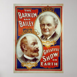 Barnum e impresión o poster de Bailey