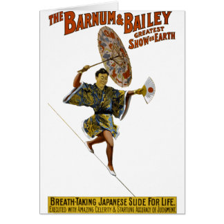 Barnum y Bailey: Caminante japonés de la cuerda de