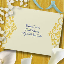 Baroque Gold Floral Heart Mexican Wedding RSVP