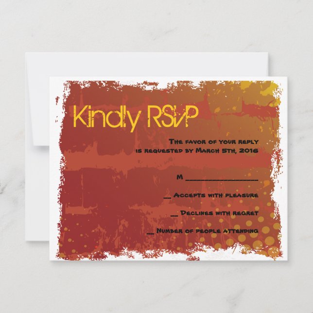 Barra de baloncesto Tarjeta de respuesta Mitzvah (Anverso)