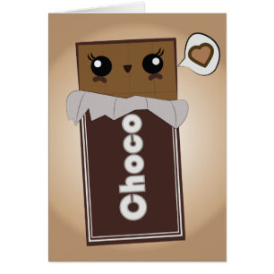 Barra de chocolate linda
