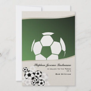 Barra de invitación al fútbol Mitzvah