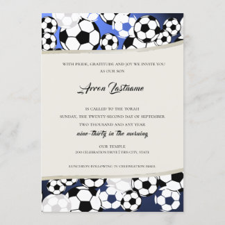 Barra de invitación al fútbol Mitzvah