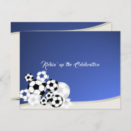 Barra de Invitación de Fútbol Tarjeta de recepción