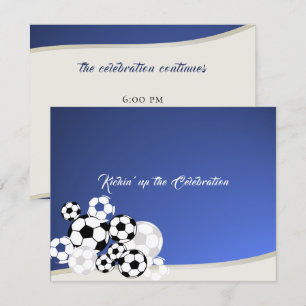 Barra de Invitación de Fútbol Tarjeta de recepción
