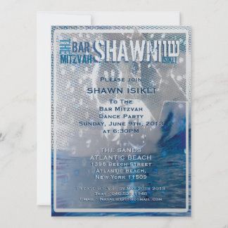 Barra de invitación mitzvah - Personalizada