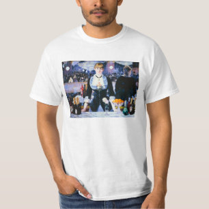 Barra de Manet en la camiseta de Folies Bergere