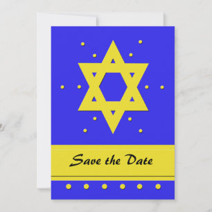 Barra Mitzvah Guardar la tarjeta de invitación de