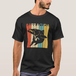 Barracuda de animales de época Imprimir camiseta