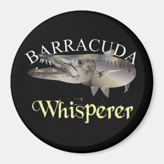 Barracuda Whisperer imán de color oscuro