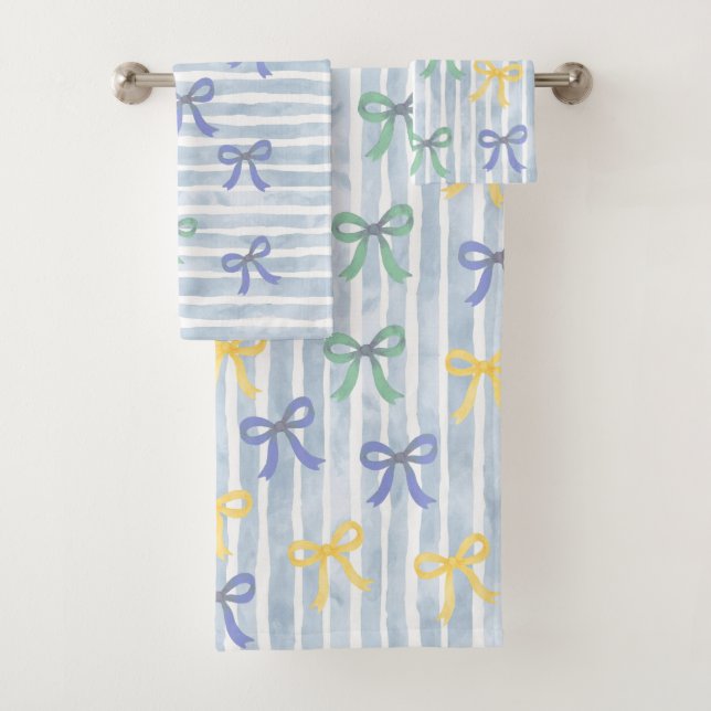 Barras azules pasteles y cabañas (In situ)