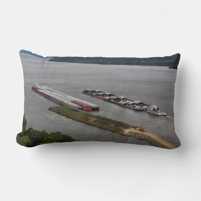 Barras que pasan almohada lumbar (Anverso)