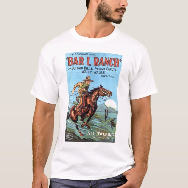 "Barre L camiseta 1930 del cartel de película del (Anverso)