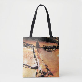 Barrera de pino sobre bolsa de tocador de hombro