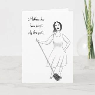 Barrido sus tarjetas de invitaciones para la ducha