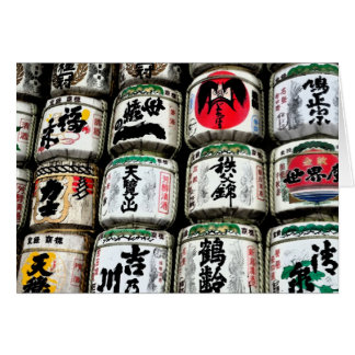 Barriles japoneses del motivo