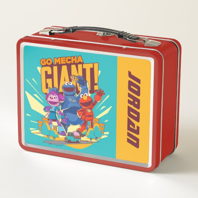 Barrio Sésamo | Edificios Mecha | Añadir nombre (Reverso)