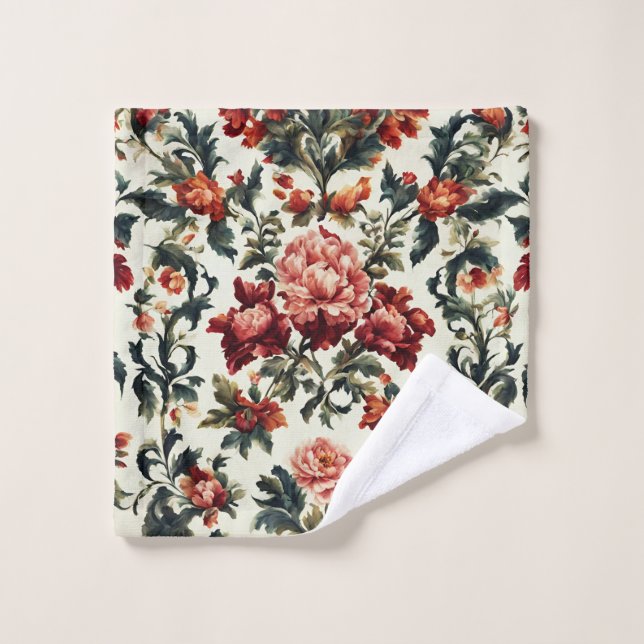 Barroco italiano. Flores y hojas de moda (Toallita)