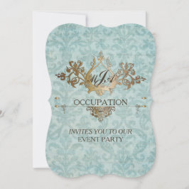 Barroco Ornamental - Tarjeta de invitación