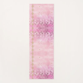 Barroco, Rosa, Grunge, Damask - Yoga Mat